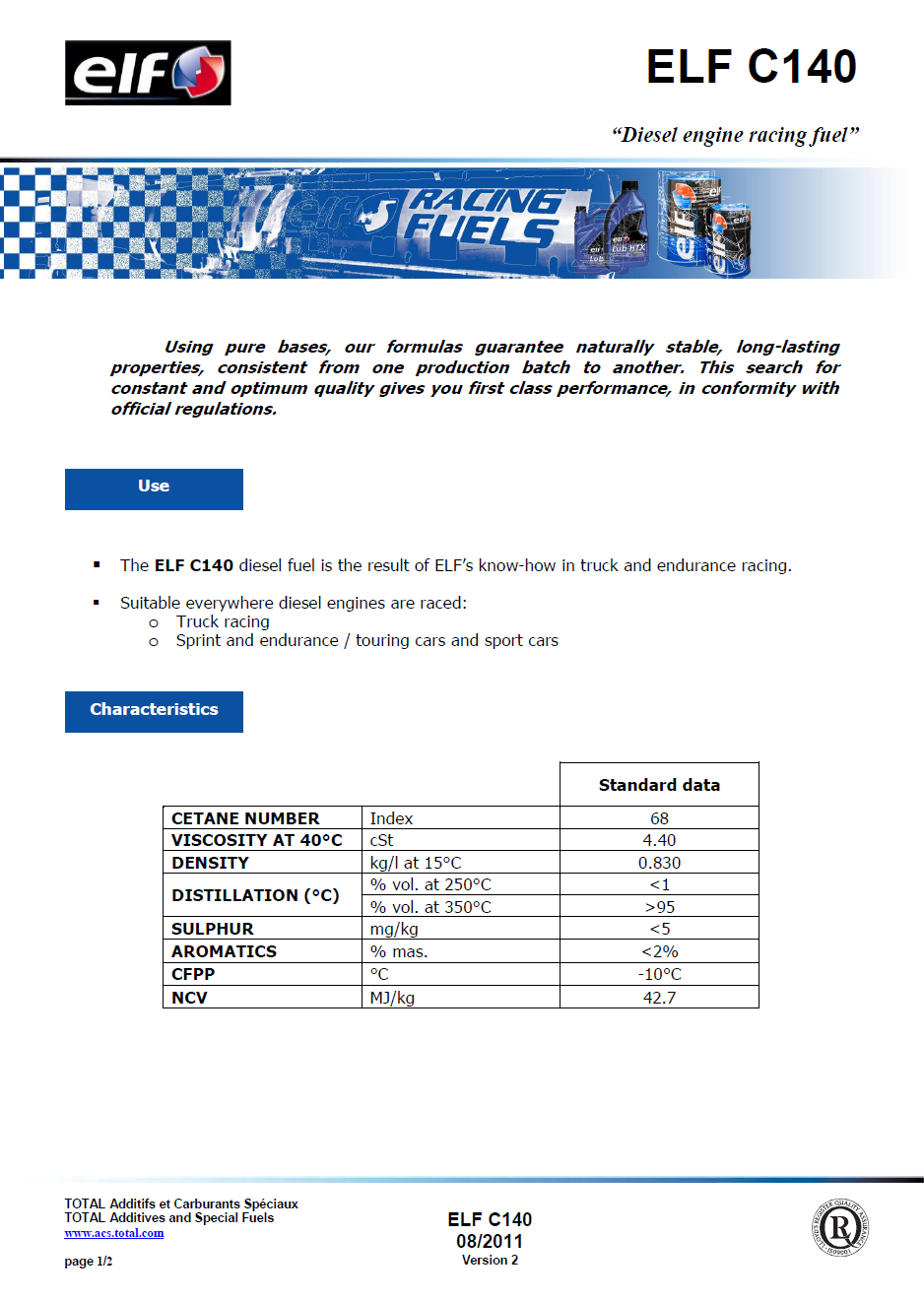 Datasheet strana 1